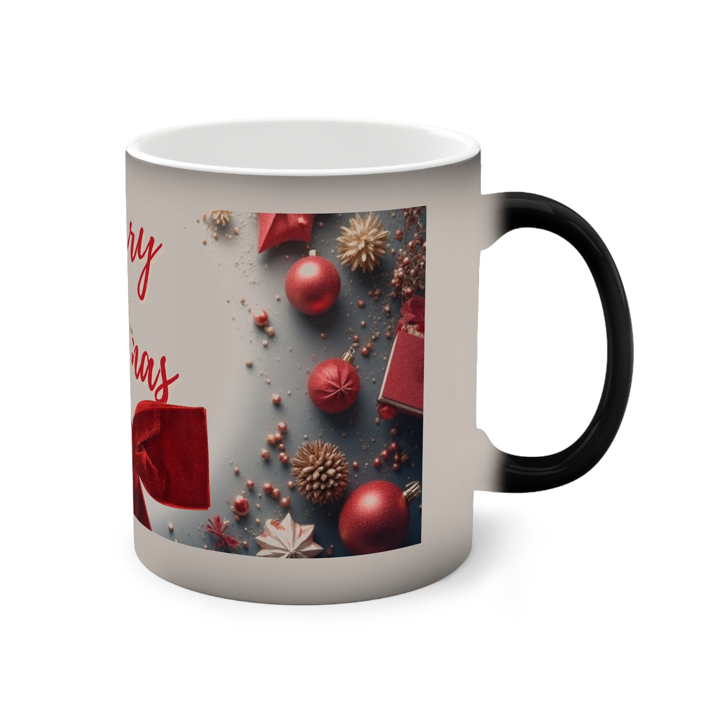 Color-Changing Mug — Christmas Family Party Holiday Heat-Reveal Design (11oz)